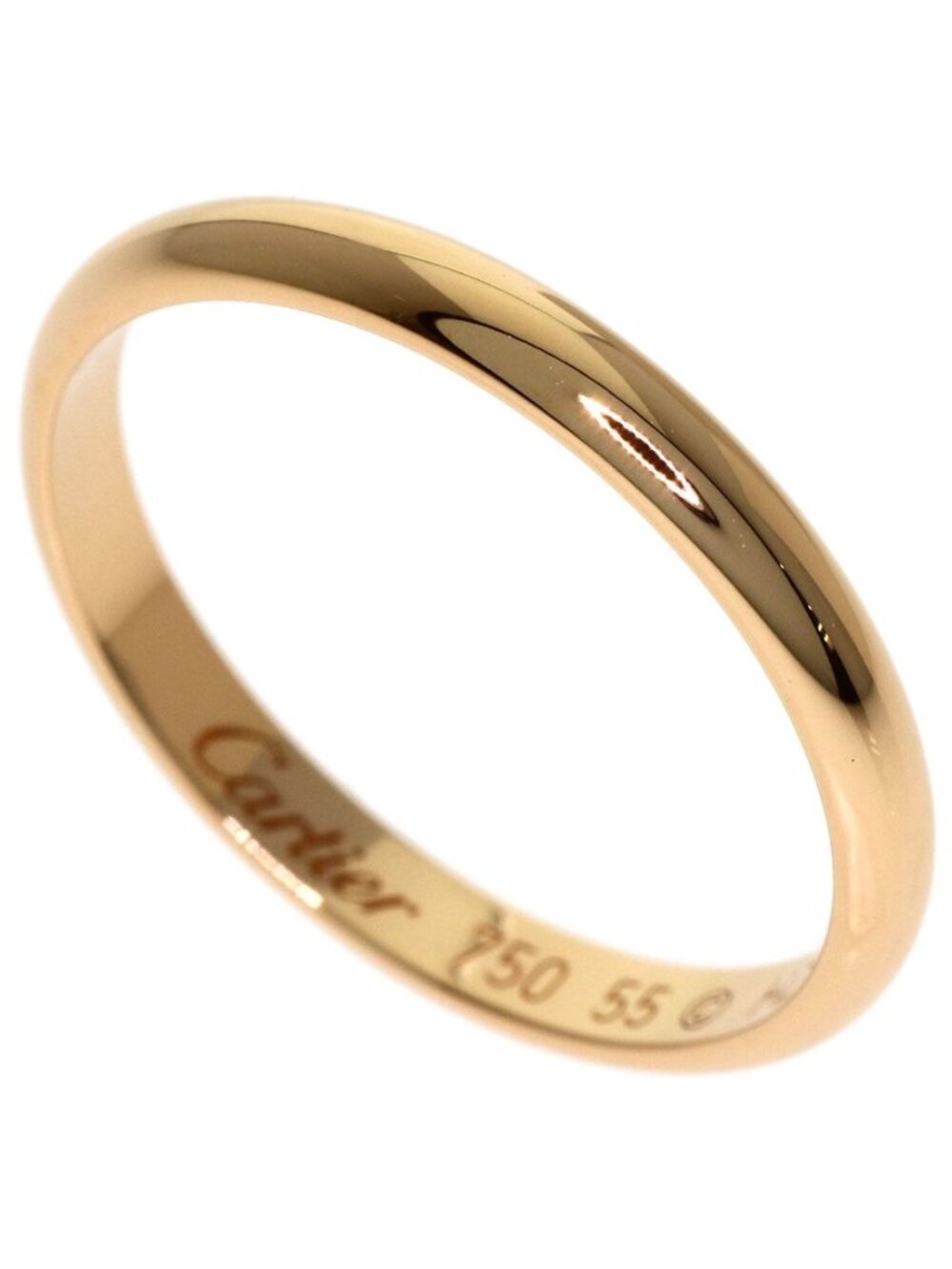 Cartier Wedding 55 Ring 18k Pink Gold